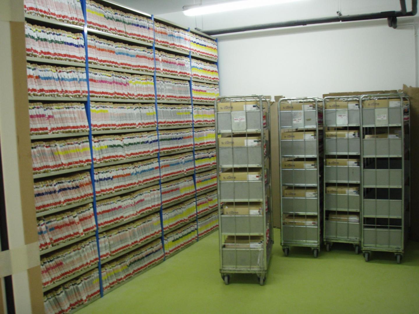 Déménagement d'archives professionnelles