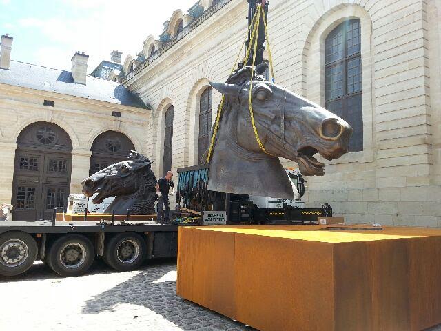 Déménagement au château de Chantilly