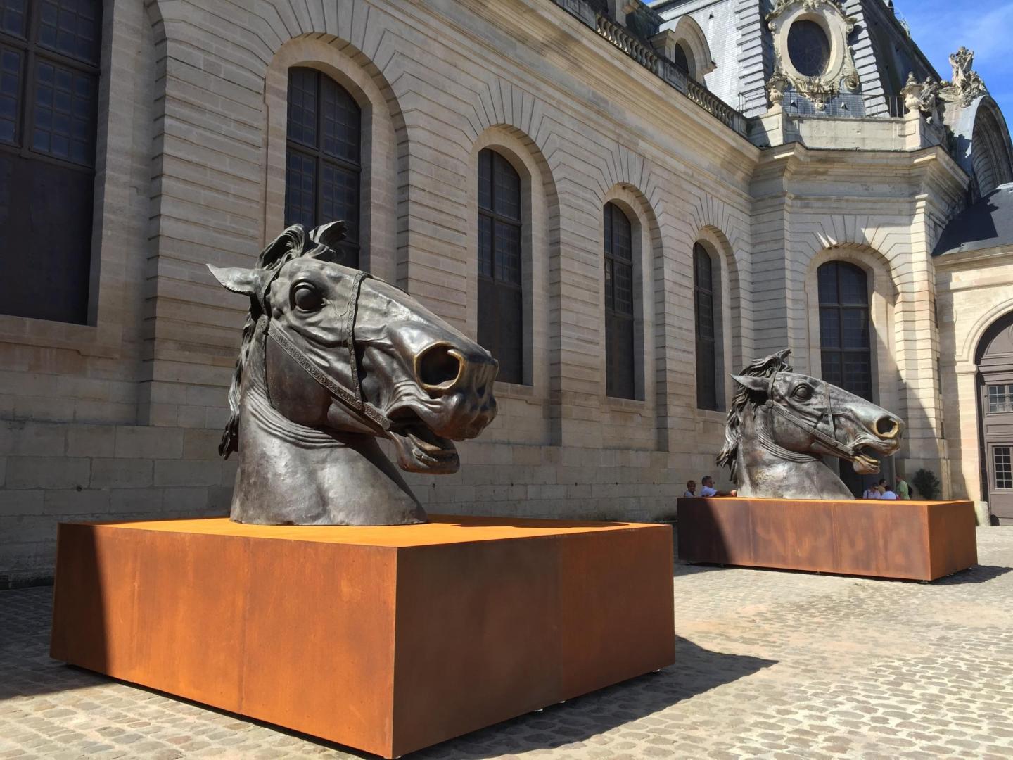 Déménagement au château de Chantilly